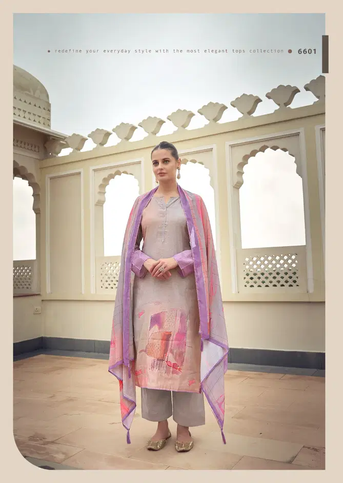 Eknoor By Prm Muslin Silk Digital Printed Dress Material Wholesale Shop In Surat